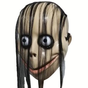 Momo Mask - Halloween Scary Mask, 25x18cm - Dressing Accessory