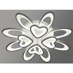 Illuminated Modern LED Ceiling Lamp with Heart and Oval Elements - Ceiling Lamp
