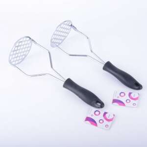 Rozsdamentes acél krumplitörő fekete műanyag nyéllel - Krumplinyomó & Krumplitörő