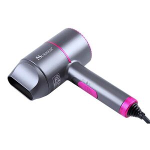 Surker SK-3803 Ionizációs Hajszárító, 1600W, szürke és rózsaszín - Surker