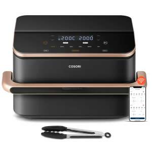 Cosori Dual Blaze TwinFry Forrólevegős Sütő  10 Liter, 2800W, fekete 107969989 - Forrólevegős sütő