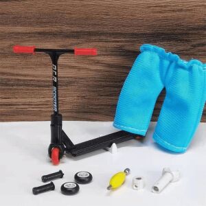 Fekete mini ujj roller tartozékokkal és kék ujj nadrággal - Nonbrand Interaktív gyerek játék