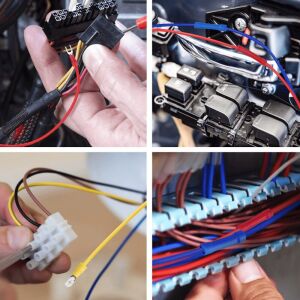 Vegyes kábelcsatlakozó készlet (480 db) 130089221 - Kábel csatlakozó & Kábelvég