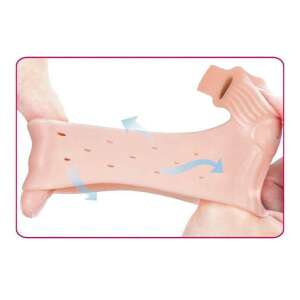 Szilikon lábujj elválasztó bütyök korrekcióhoz, 2 darabos - Hétköznapi ízületi rögzítő