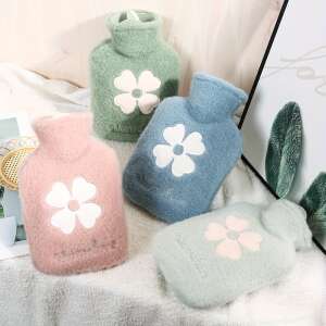 WarmShare 500 ml-es plüss melegvizes zacskók rózsaszín, zöld és kék színben - Rehabilitációs segédeszköz