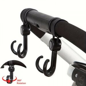 Babakocsi Akasztó - 360° Forgatható Kampó