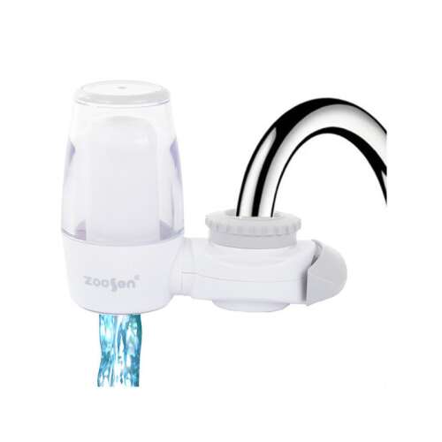 Zoosen csapvíz szűrő tisztító készlet a csapra szerelve, vizet szűr