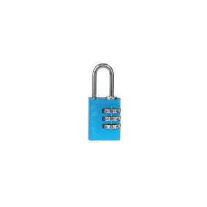 Blue combination padlock, RV. 12002.20, for lockers, luggage, and more - Padlock