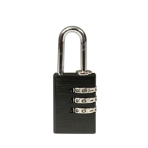 Combination padlock, black, silver, 3 digit, RV.12002.20 CRN