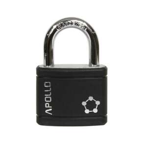 Black Apollo padlock with keyhole - Padlock