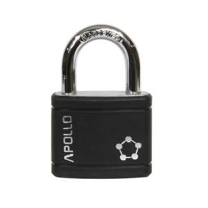 Black Apollo padlock with keyhole, keyhole lock, padlock, keyhole padlock, black padlock, Apollo padlock - Padlock
