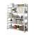 White 5-shelf bookcase, 60x30x182cm, PG03-4