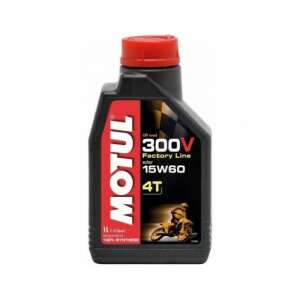 Ulei de motocicletă Motul 300V Factory Line Off-Road 15W60 4T 1L - Lumini auto