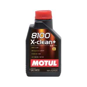 Motul 8100 X-clean+ 5W30 Synthetic Motor Oil, 1 Liter - Motul