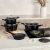 Berlinger Haus Black Vantage Collection 10-piece cookware set in a kitchen setting