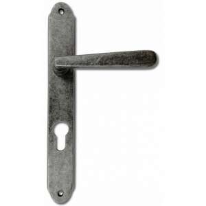 VILMA 72mm black door handle with PZ rosette - Door Knobs & Handle