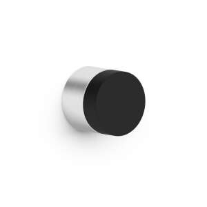 Stainless steel and black door stop, wall mounted, OSNW - Door stop