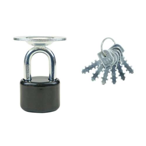 RV.13.50.RG padlock with 6 keys, anthracite