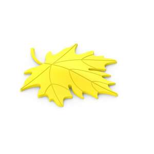 Yellow leaf shaped door stop - Door stop