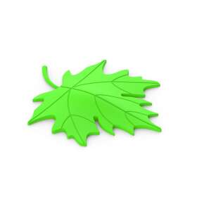 Green leaf shaped doorstop, Opritor ușă FRUNZĂ verde SLZI - Door stop