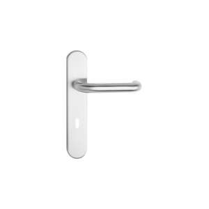 JOVI D stainless steel door handle, 225mm, 90mm with key - Door Knobs & Handle