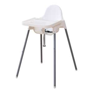Pepita fixed highchair with adjustable height, removable tray and cup holder #white 