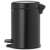 Brabantia NewIcon pedálos szemetes, 3L, matt fekete, acél, hulladékgyűjtő oldalnézet