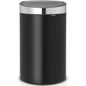 Brabantia Touch Bin - Ovális Szemetes - 40L - Matt Fekete 131654351 - Irodaszer & Írószer