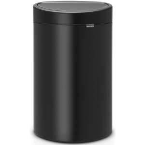 Brabantia Touch Bin 40L Matt Fekete Lábbal Nyíló Szemetes - Irodaszer & Írószer
