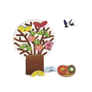 Sapientino Baum der Jahreszeiten Lernspielzeug für Kleinkinder - Schaukelpferde, Schaukeltiere und Entwicklungsspiele für Kinder im Kindergartenalter