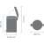 Brabantia NewIcon pedálos szemetes méretei