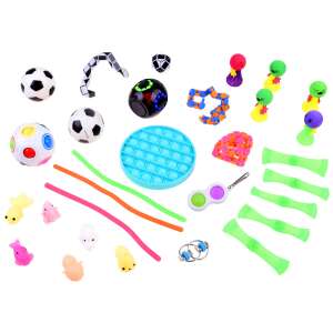 Fidget Toys Set of 30, Sensory Toys for Kids and Adults, Stress Relief Toys, Anxiety Relief Toys, Autism Toys, ADHD Toys, OCD Toys - Nonbrand Developmental Toy for Preschooler
