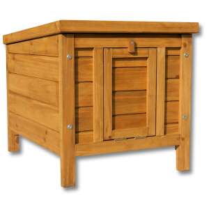 Fa macskaház nyitható tetővel, 42x51,5x43 cm, kültéri macskaház, kisállat ház, macskaház, kültéri macskaház - Macskaház