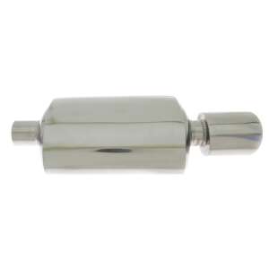 TurboWorks 14 2.5" Sportdob kipufogó tompító, rozsdamentes acél, oldalnézet - TurboWorks