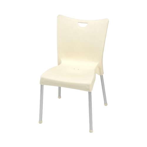 4 darabos kerti szék készlet krém színben