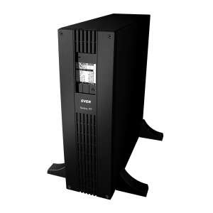 Ever Sinline RT XL 2250 Vonal interaktív UPS, fekete, elülső nézet - Ever