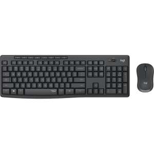 Logitech MK295 Silent Wireless Keyboard and Mouse Combo - Graphite - Peripheral