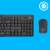 Logitech MK295 Silent Wireless Combo Tastatur und Maus, schwarz