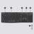 Logitech MK295 Silent Wireless Combo Tastatur, schwarz
