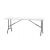 GardenLine folding catering table 180cm #white 51073169