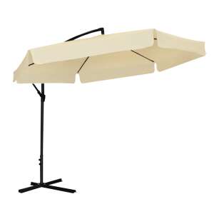 Záhradný slnečník Barcelona 3 m, krémový - Záhrada