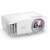 BenQ MW826STH projector, white, angled view