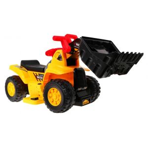 Spychacz na akumulator dla dzieci Jeździk + Kask + Ruchoma łyżka + Dźwięki 144945173 - Ramiz Pojazd elektryczny