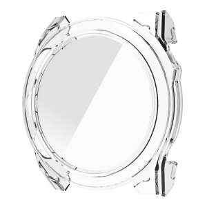 Garmin Fenix 8 47mm Műanyag keret (BUMPER, ütésállóság + kijelzővédő üveg) ÁTLÁTSZÓ