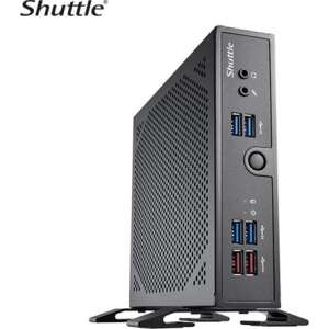 Shuttle DS50U5 mini PC, czarny, widok z przodu - Shuttle