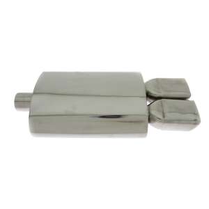 TurboWorks - Sport Kipufogódob - 2,5" - Rozsdamentes Acél