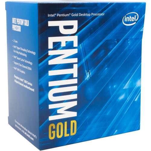 Pudełko procesora Intel Pentium Gold G7400 dla komputerów stacjonarnych