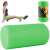 Green EVA foam fitness roller, 30cm x 15cm, for muscle recovery, stretching, and massage, Neo-Sport NS-963
