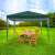 Grüner Gartenpavillon, 3x3 Meter, einfache Montage, mit Tisch und Stühlen
