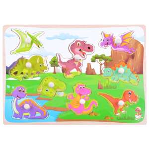 Gyermek állatos fa puzzle játék ( 9 darabos ) 39100325 Puzzle